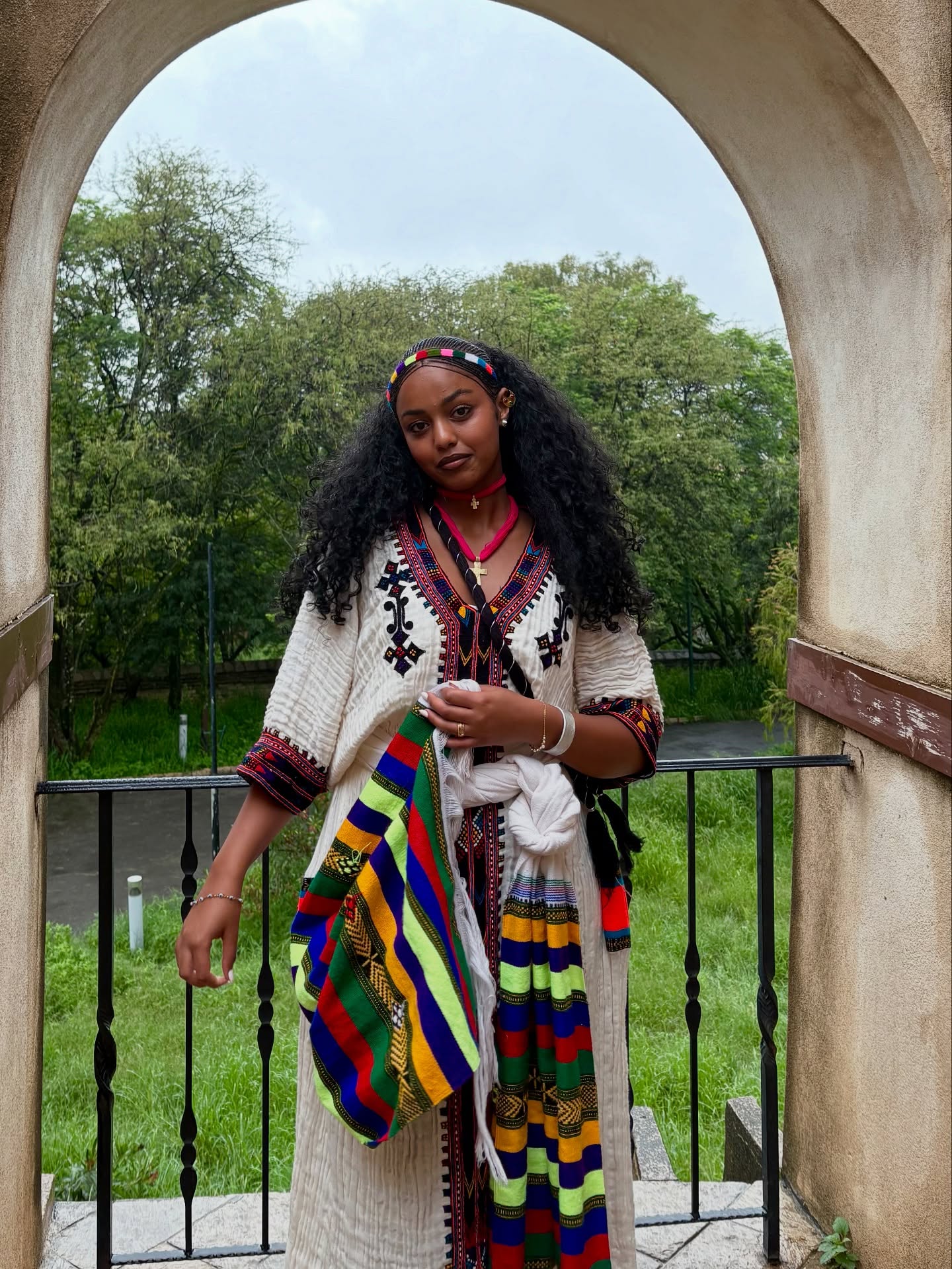 SEMHAL COLORFUL ETHIOPIAN DRESS | FESTIVE HABESHA DRESS | TRADITIONAL HABESHA KEMIS WITH EMBROIDERY