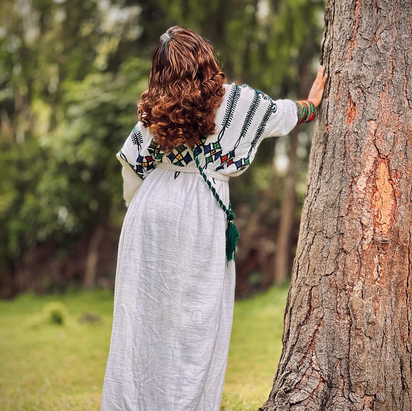 TIHUT GONDAR TRADITIONAL DRESS | COLORFUL HABESHA DRESS | HABESHA KEMIS STYLE