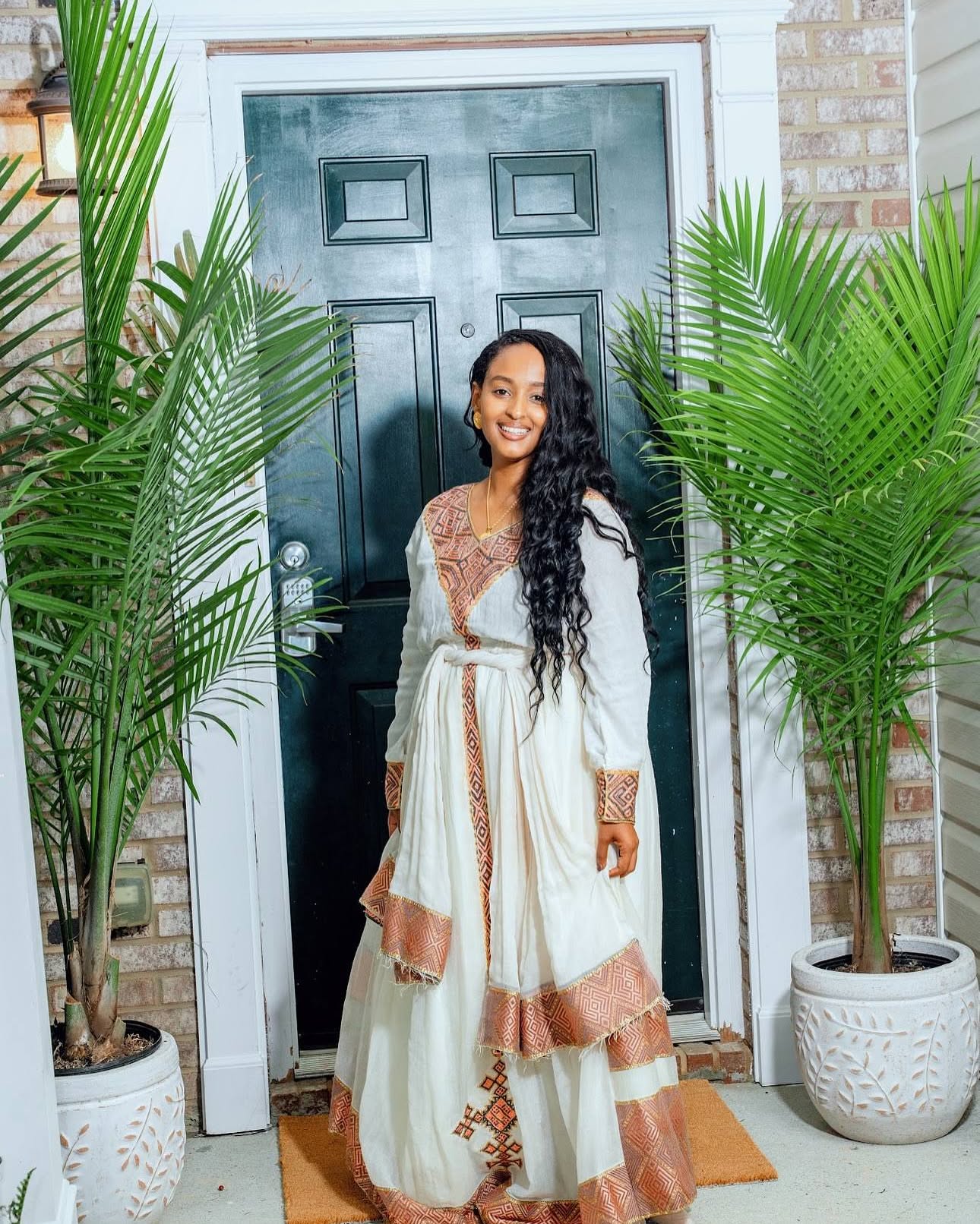 CHRISTI HABESHA DRESS | AUTHENTIC ETHIOPIAN TRADITIONAL DRESS | HABESHA KEMIS FOR CULTURAL CELEBRATIONS