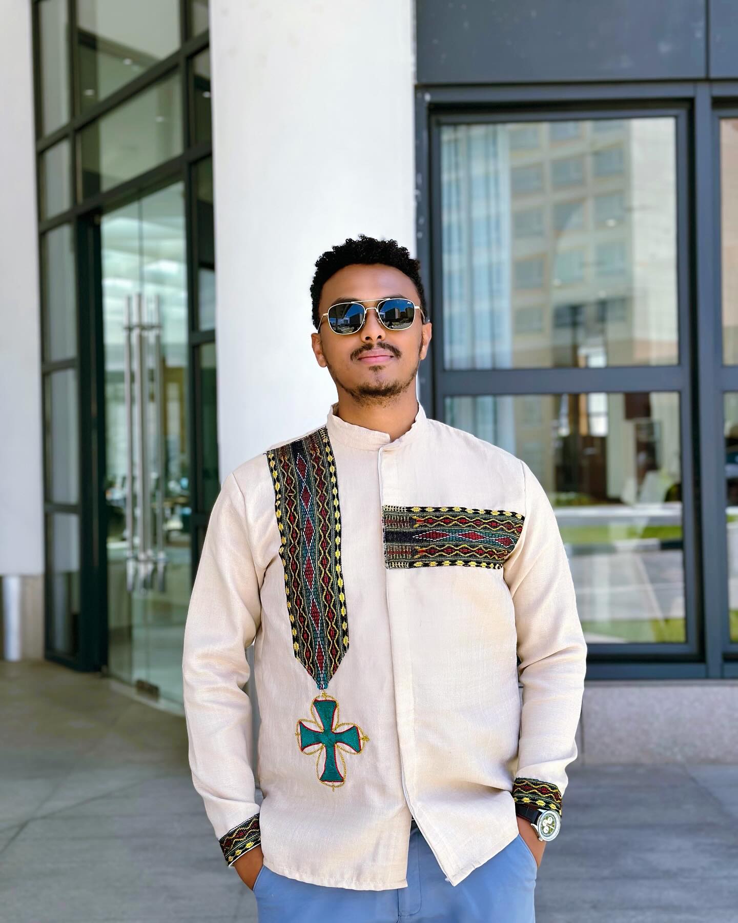 ZACK ETHIOPIAN MEN’S CULTURAL SHIRT | CLASSIC MEN’S SHIRT | TRADITIONAL ELEGANCE