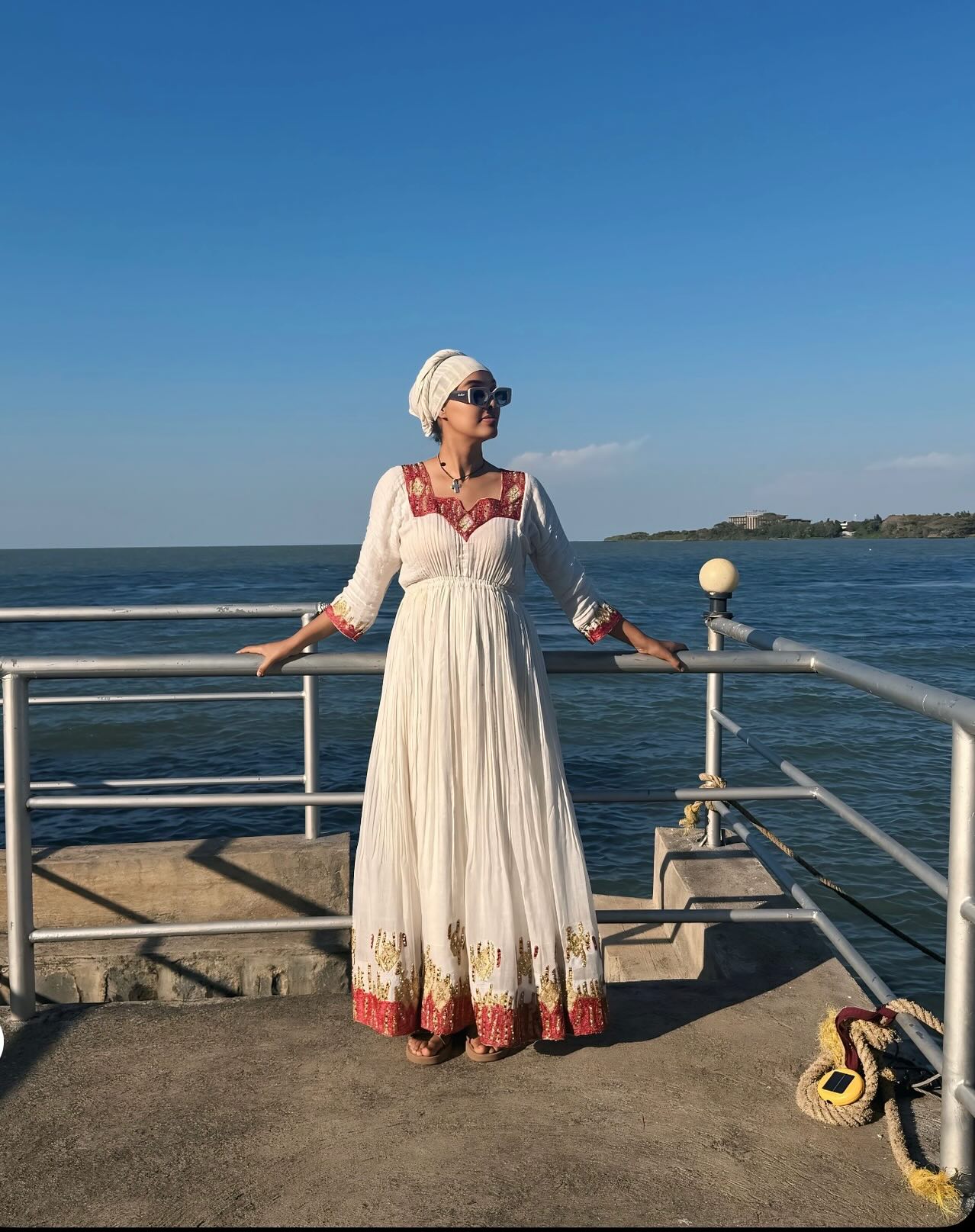 YEMHRET BEAUTIFUL HABESHA KEMIS | HANDWOVEN HABESHA DRESS | INSPIRED BY ETHIOPIAN CLOTHING HERITAGE