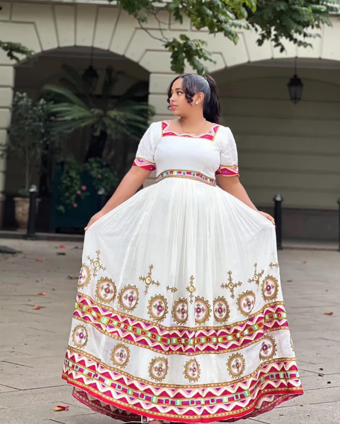 BETHANY TRADITIONAL ETHIOPIAN WEDDING DRESS | HABESHA KEMIS FOR WEDDING | GRACEFUL HABESHA DRESS