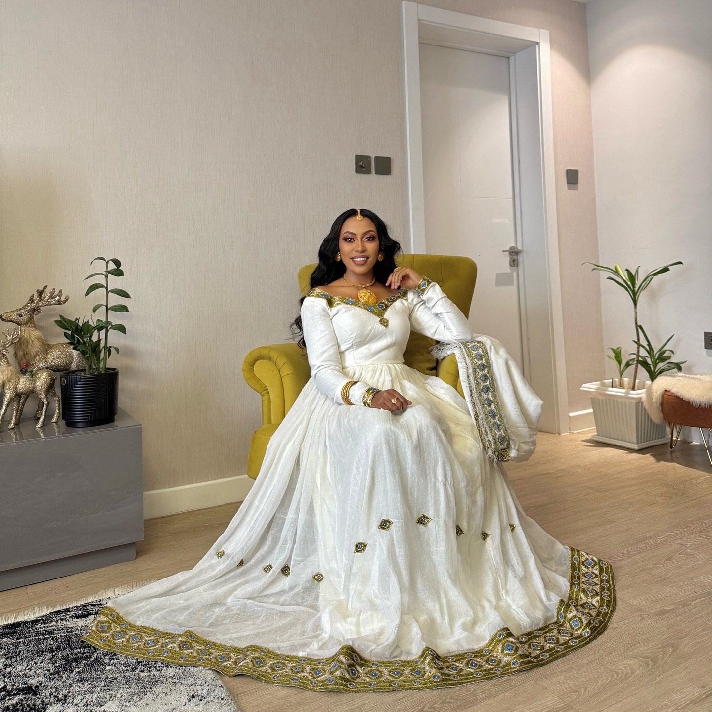 MIRTNESH ETHIOPIAN HABESHA DRESS | ETHIOPIAN TRADITIONAL DRESS | STUNNING HABESHA KEMIS FOR WOMEN