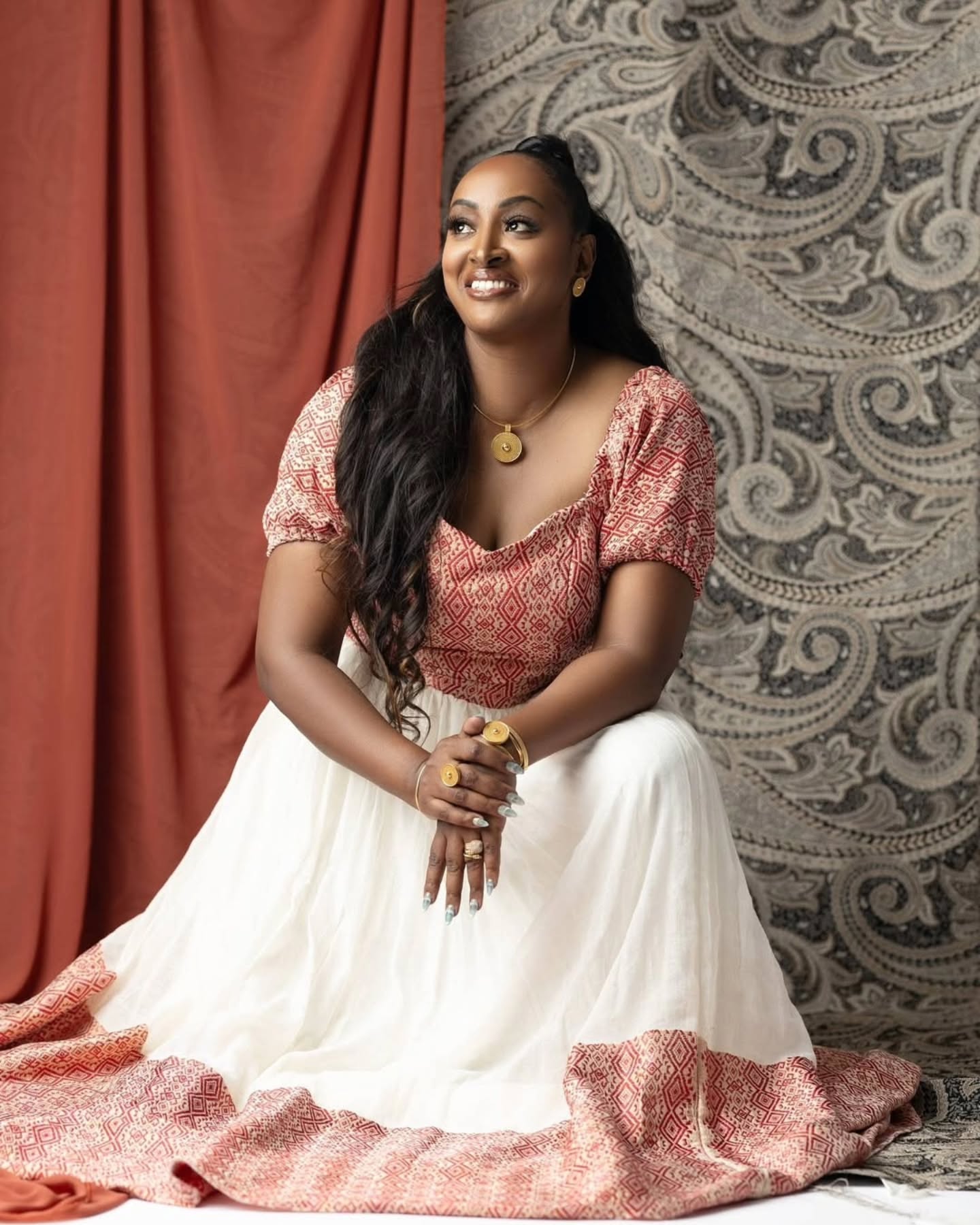 YETMWORK HABESHA KEMIS | HANDWOVEN HABESHA DRESS | ETHIOPIAN CLOTHING