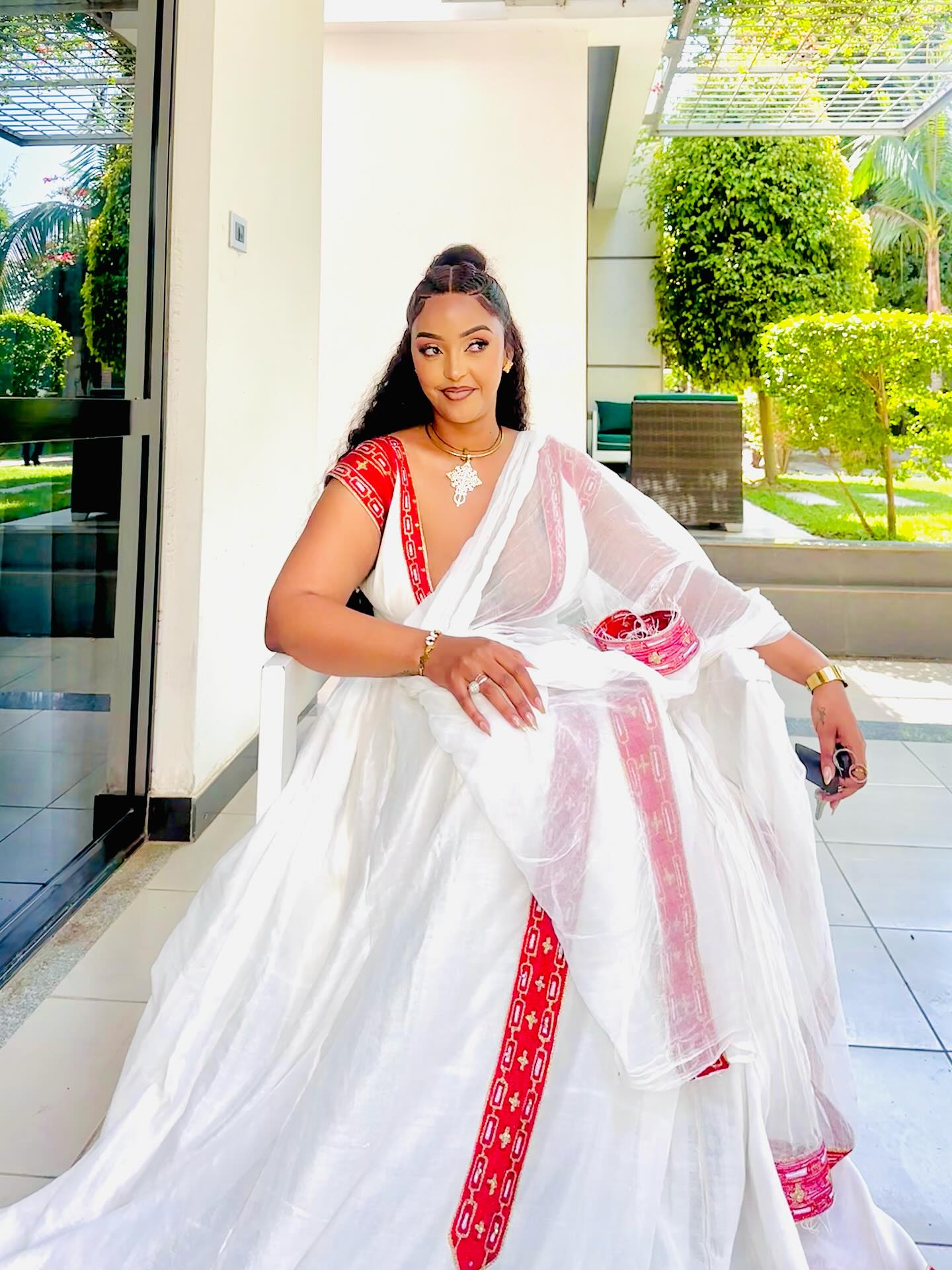 KULENI TRADITIONAL HABESHA DRESS | ETHIOPIAN CLOTHING FOR WOMEN | ETHIOPIAN HABESHA KEMIS