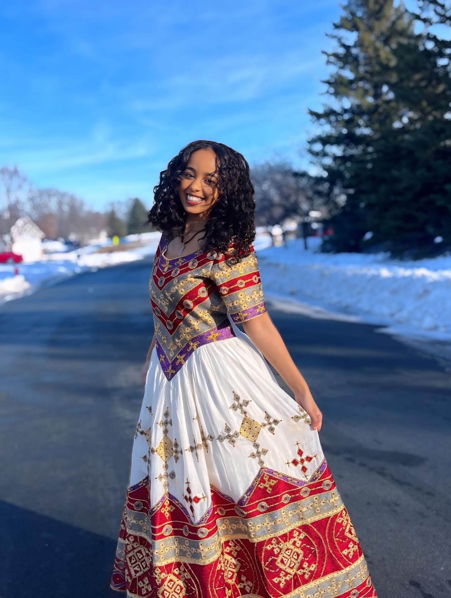 habesha dress TRADITIONAL SHORT SLEEVE WITH MULTICOLOR PATTERNS – HABESHA FASHION Gently hand wash with BRAND: ANTHROPOLOGIE Color:Rio Red blibean Girls Cotton Fall