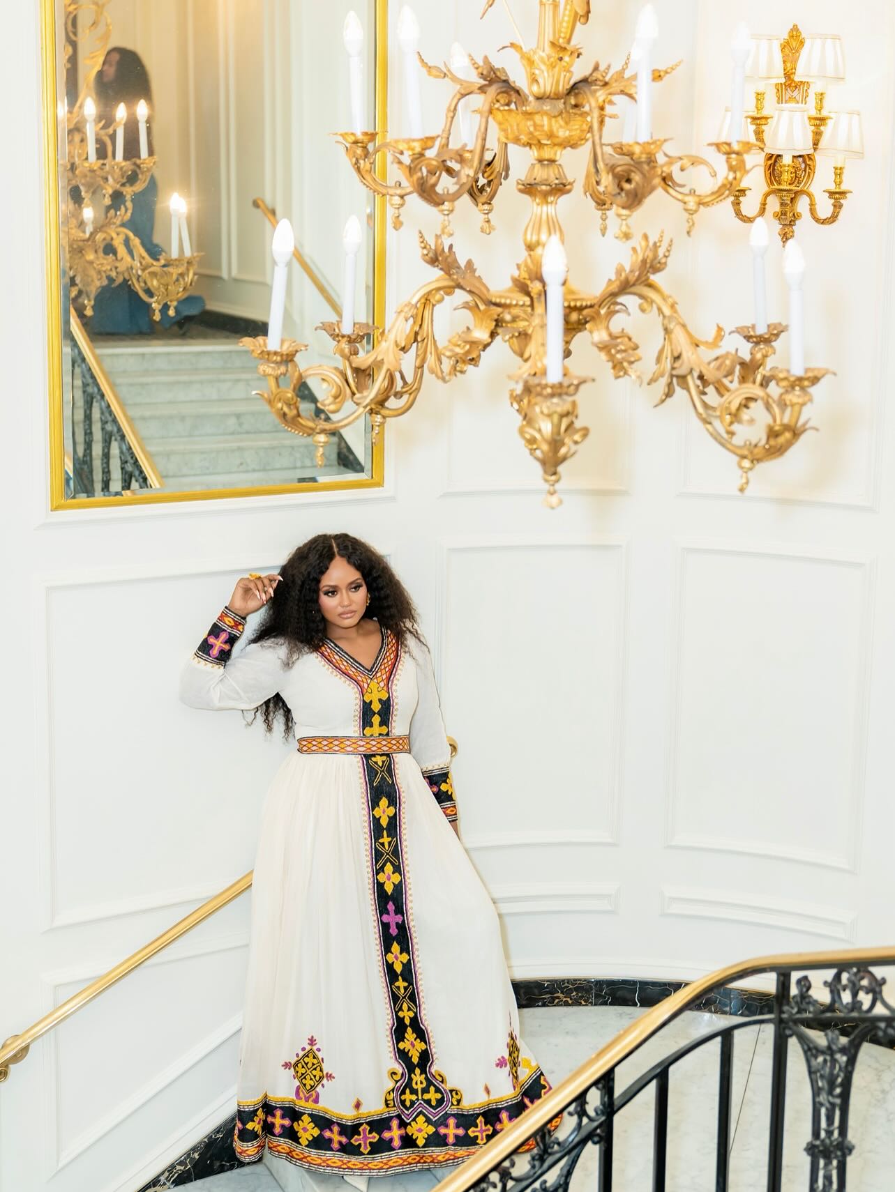LINDA TRADITIONAL HABESHA DRESS | ELEGANT HABESHA KEMIS | ERITREAN DRESS DESIGN