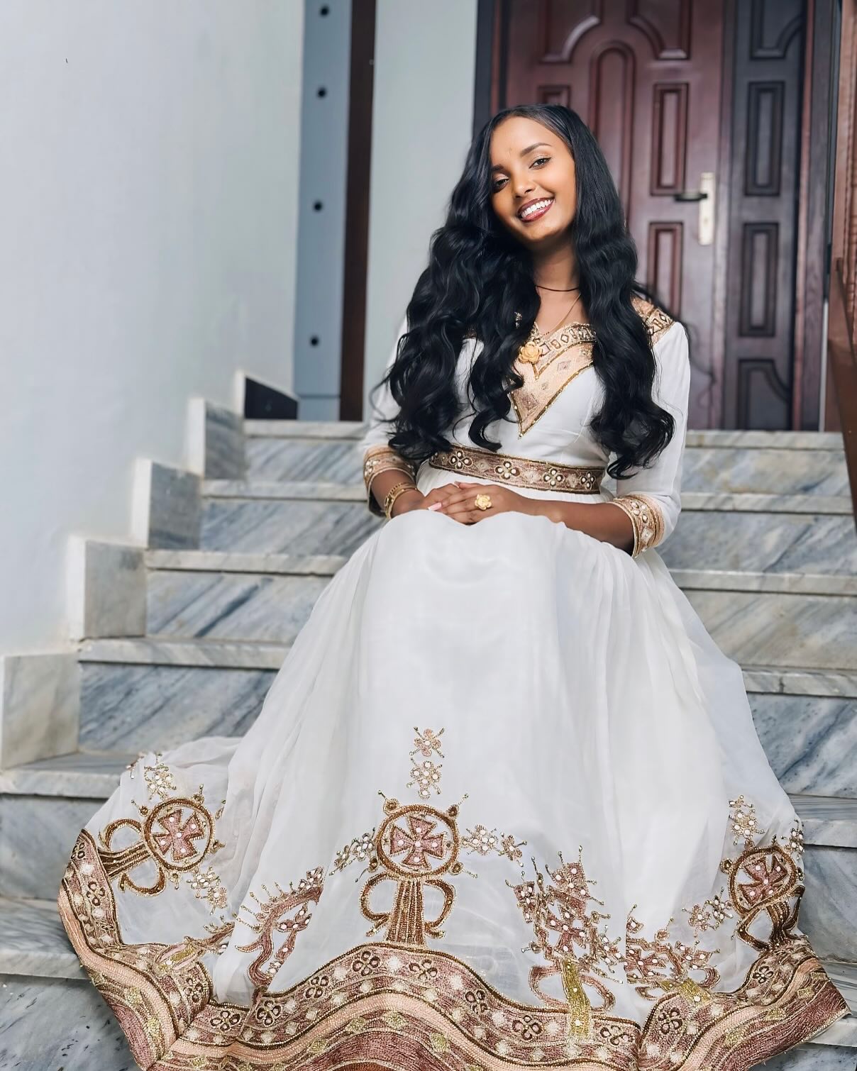FINOT ETHIOPIAN TRADITIONAL DRESS | HABESHA DRESS FOR WEDDING | HABESHA KEMIS COLLECTION