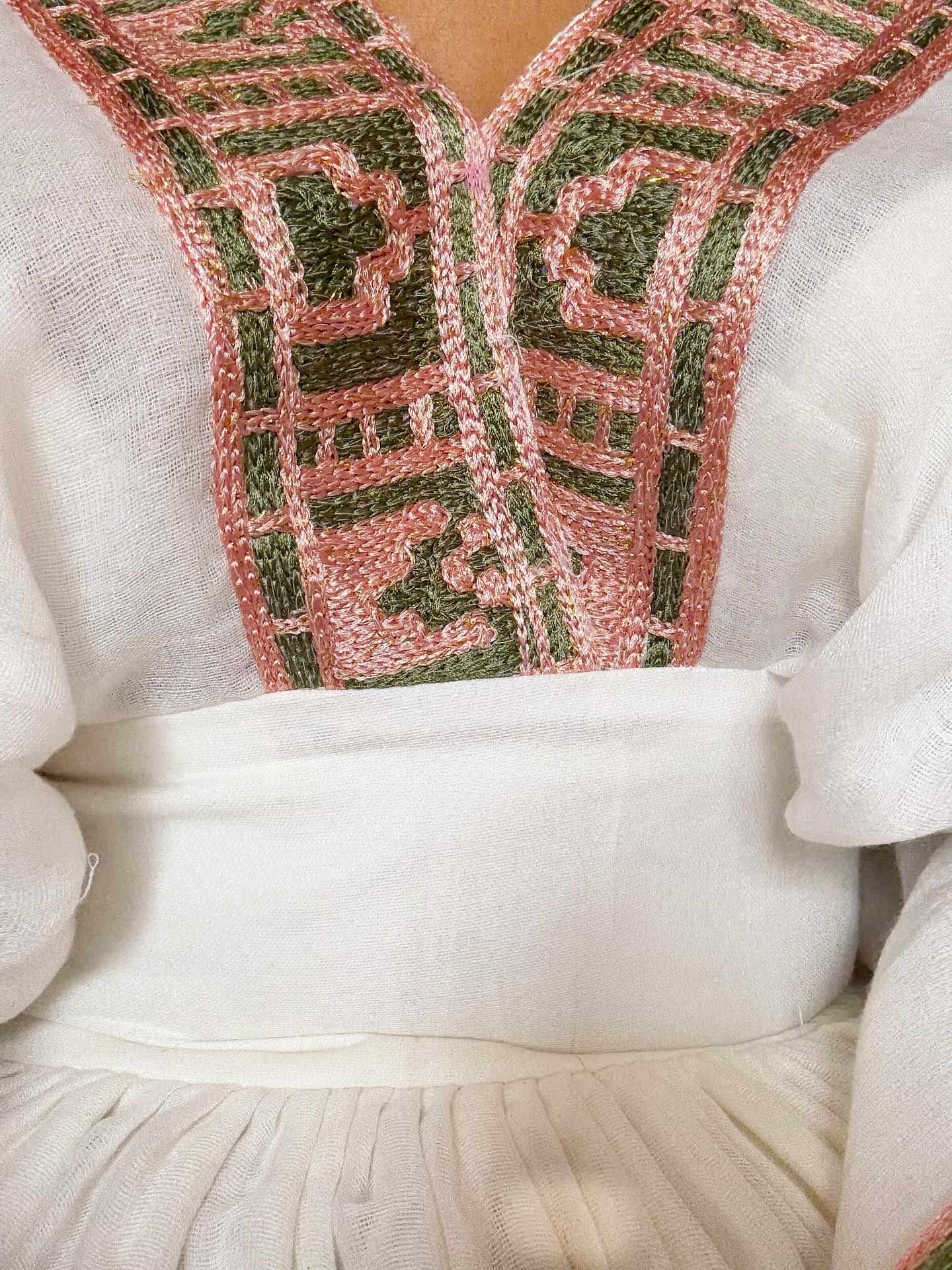 FIKRADIS TRADITIONAL ETHIOPIAN CLOTHING | HABESHA KEMIS AND ERITREAN DRESS STYLE | TIMELESS HABESHA DRESS