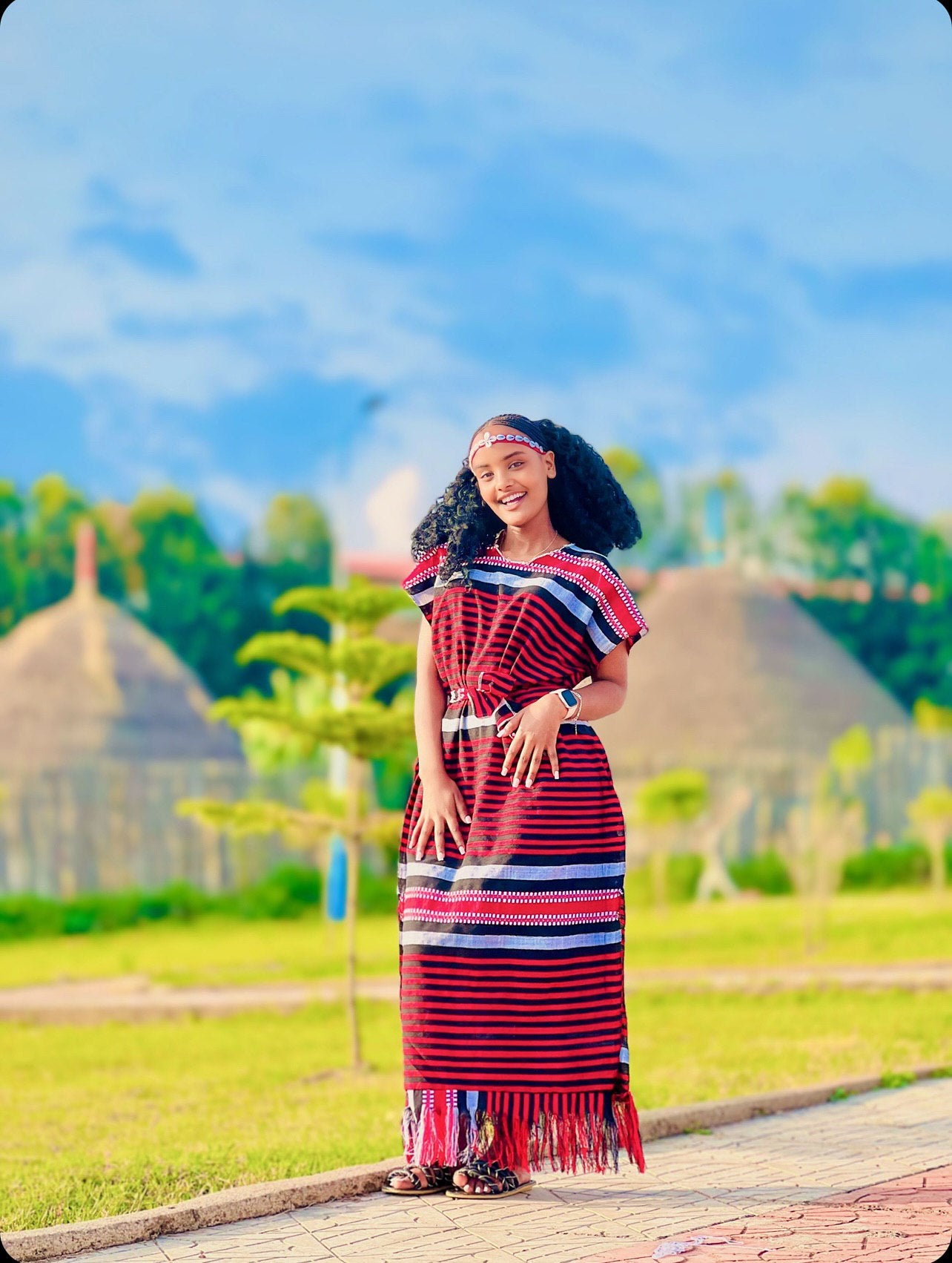 MISGANA HADIYA TRADITIONAL DRESS | ELEGANT CULTURAL ATTIRE FOR WOMEN | GRACEFUL HADIYA CULTURAL WEAR