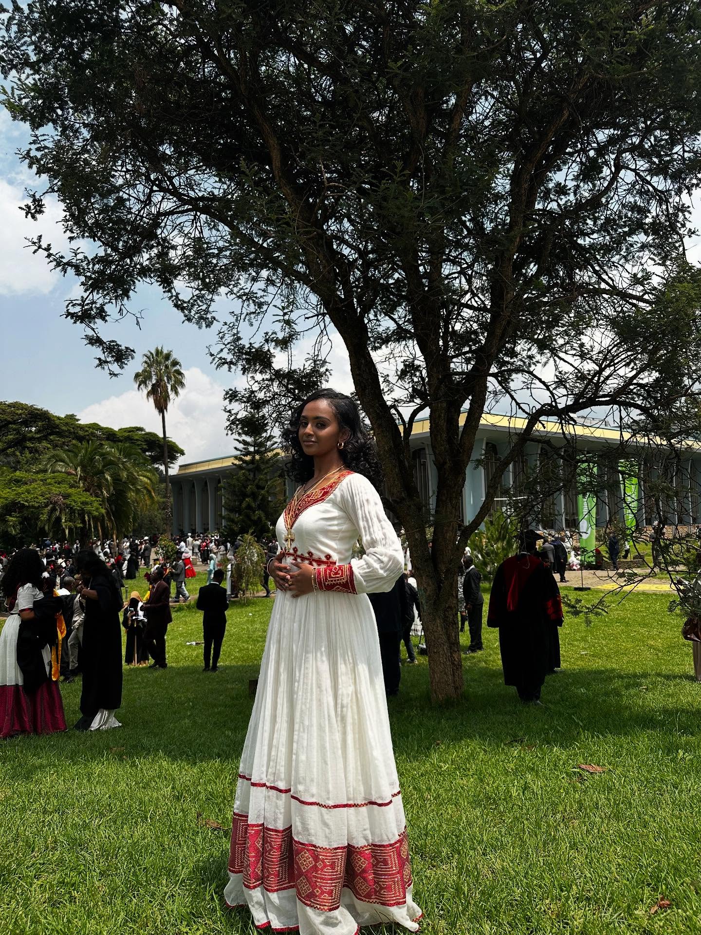 WERKE HABESHA DRESS | AUTHENTIC ETHIOPIAN TRADITIONAL DRESS | CULTURAL EMBROIDERY HABESHA KEMIS