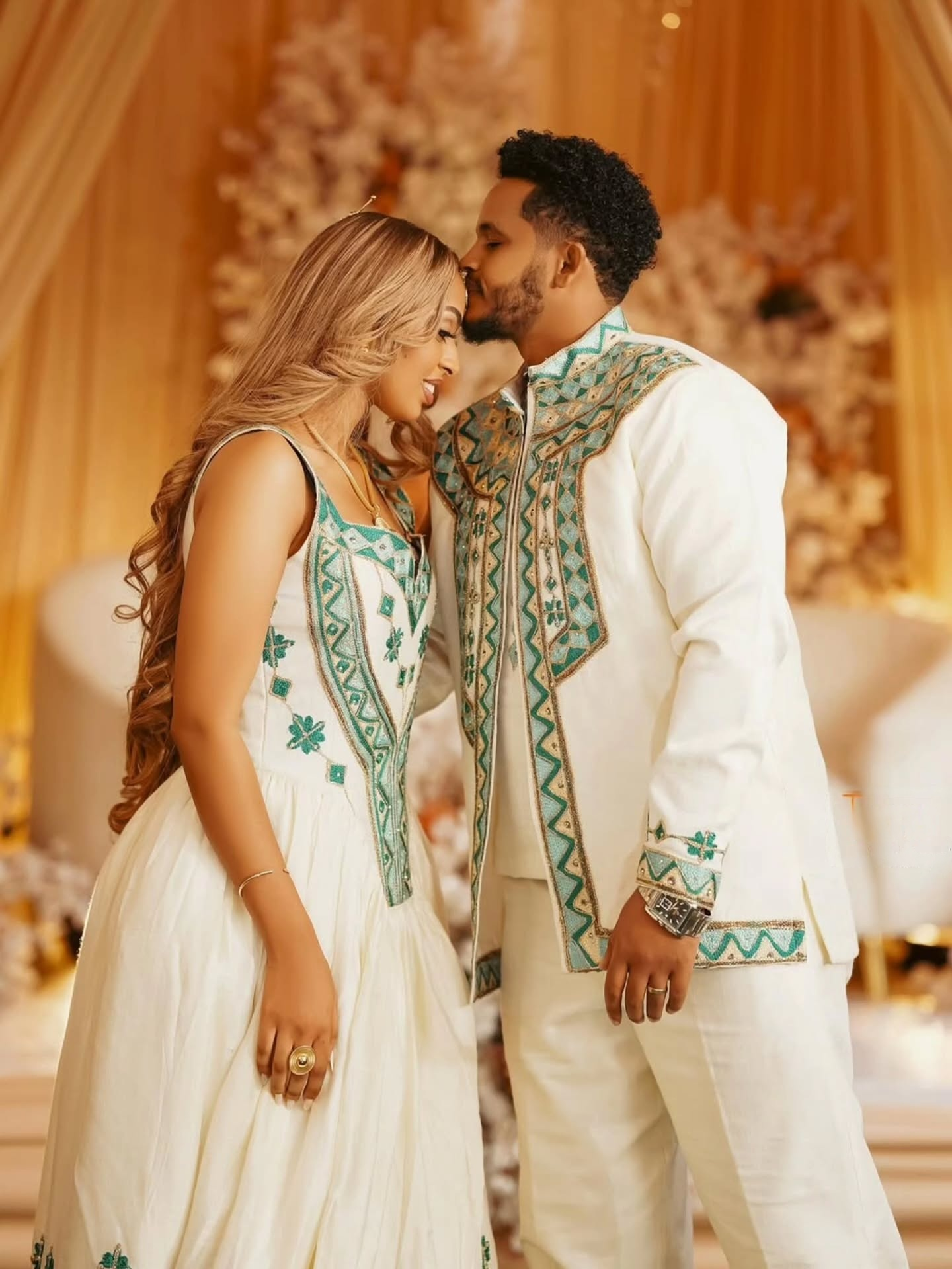 KENU TRADITIONAL COUPLE OUTFIT | MATCHING HABESHA CLOTHING | CULTURAL COUPLE SET