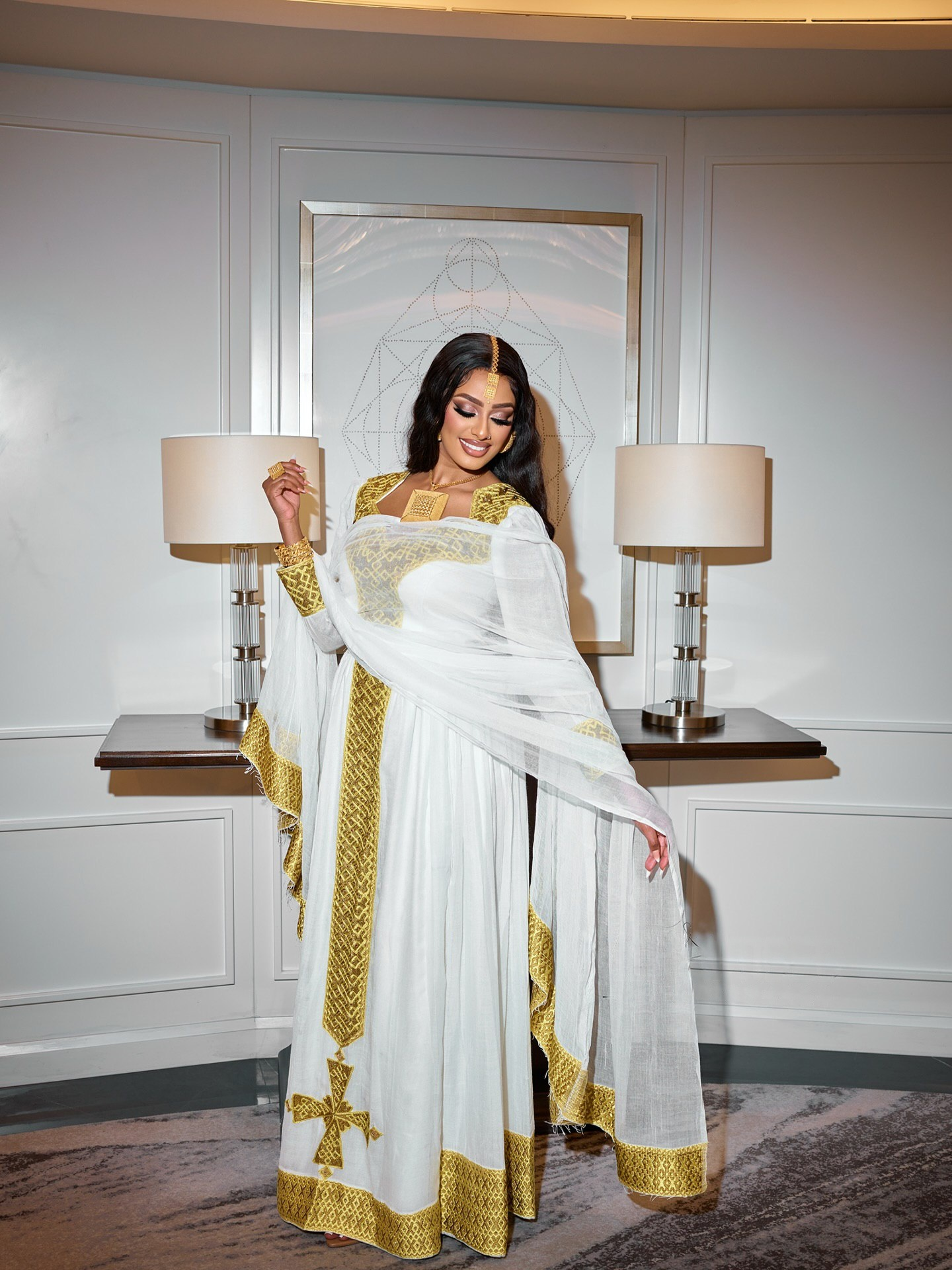 KOKI ROYAL ETHIOPIAN TRADITIONAL DRESS | ERITREAN AND HABESHA DRESS | BEAUTIFUL HABESHA KEMIS