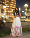 TIRUYE PINK & GOLD EMBROIDERED HABESHA DRESS | ROYAL HABESHA KEMIS FOR WEDDING | CROSS PATTERN DESIGN ETHIOPIAN CLOTHING