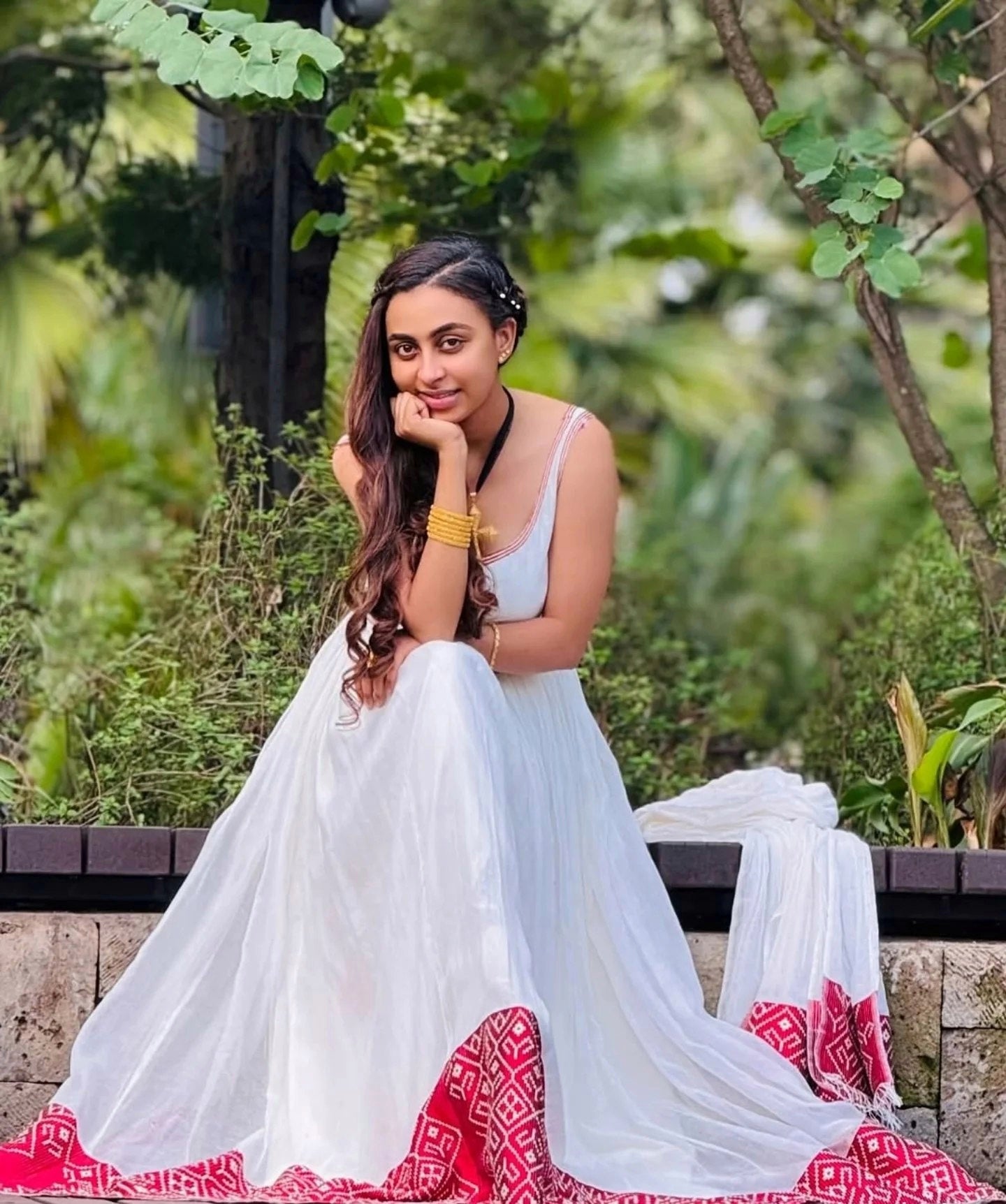 NIYAT BACKLESS HABESHA DRESS | SLEEVELESS HABESHA KEMIS | ETHIOPIAN TRADITIONAL DRESS