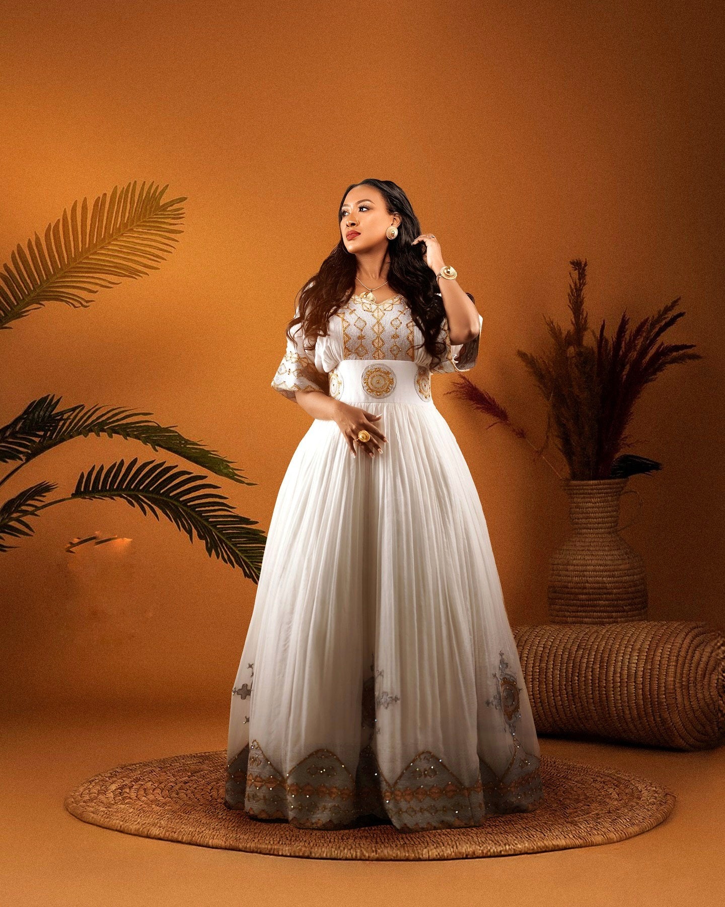 HABESHA DRESS TRADITIONAL ETHIOPIAN WEDDING DRESS & HABESHA CLOTH STYLE