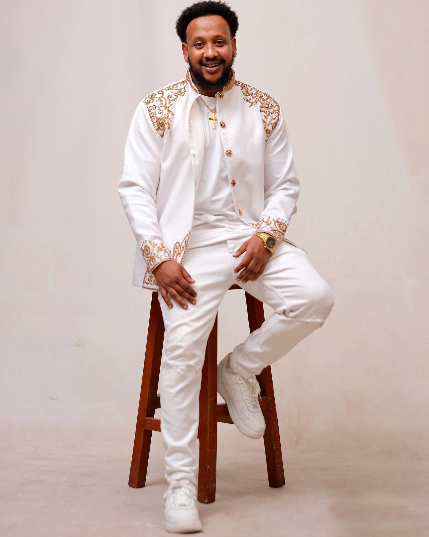 SAMSON ROYAL MEN’S HABESHA COAT | MODERN TOUCH OF ETHIOPIAN CLOTHING | MEN'S WEAR