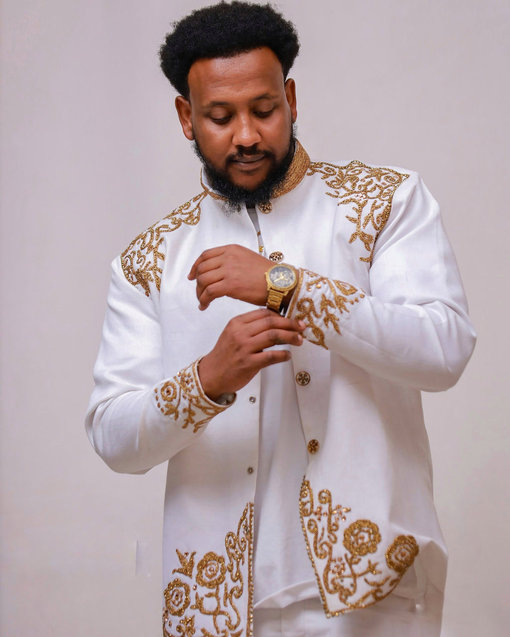 ROYAL MEN’S HABESHA COAT – MODERN TOUCH OF TRADITIONAL ETHIOPIAN CLOTHING & HABESHA KEMIS STYLE