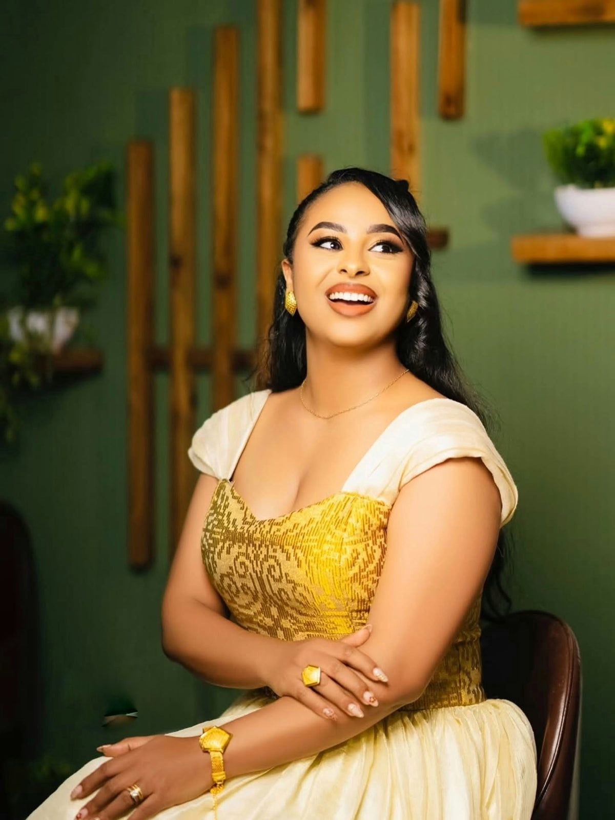 KARIZMA ETHIOPIAN DRESS | STUNNING HABESHA KEMIS | AUTHENTIC TRADITIONAL HABESHA DRESS