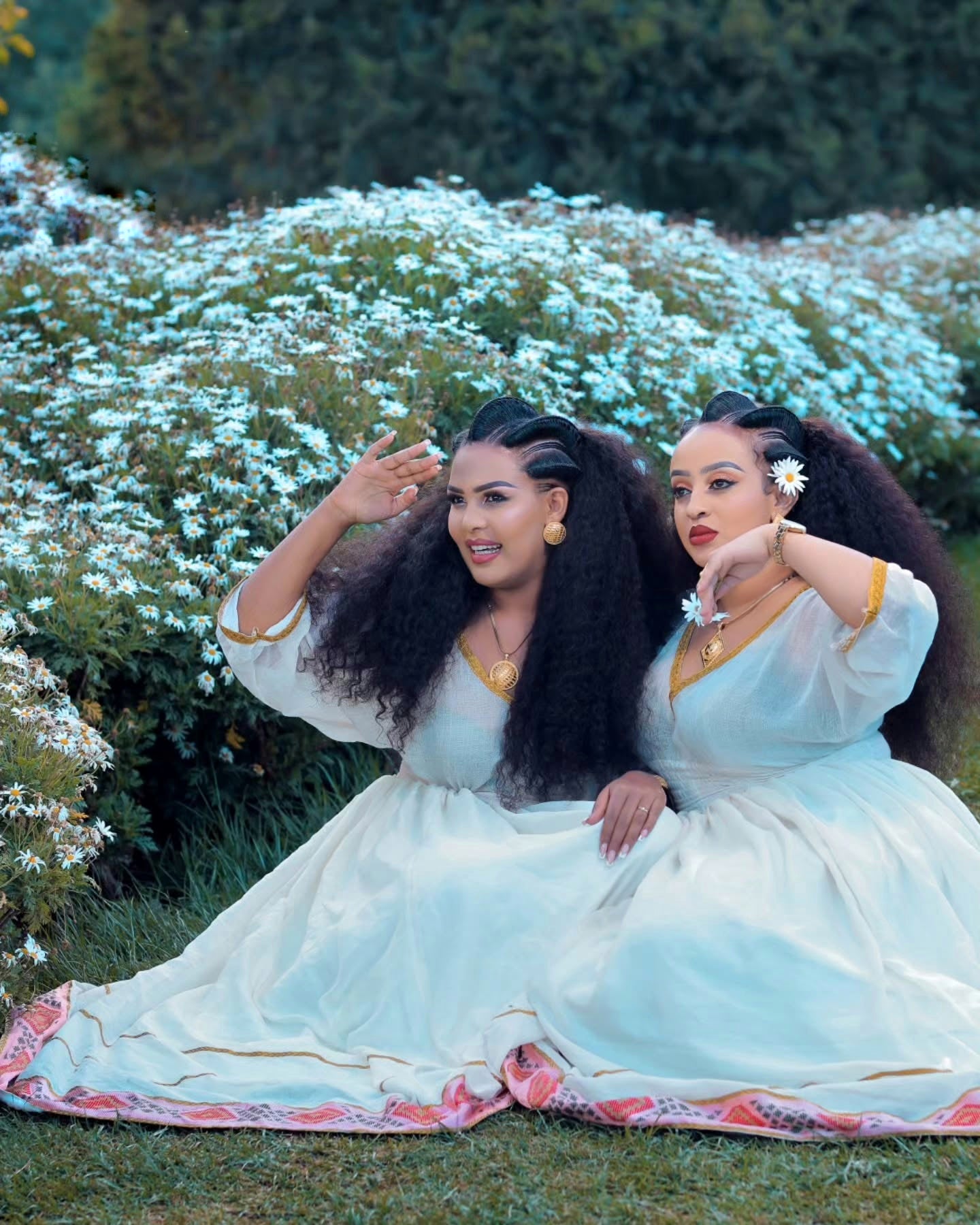 FITSUMNESH CLASSIC WHITE HABESHA DRESS COLLECTION | HANDWOVEN HABESHA KEMIS | HABESHA KEMIS STYLE