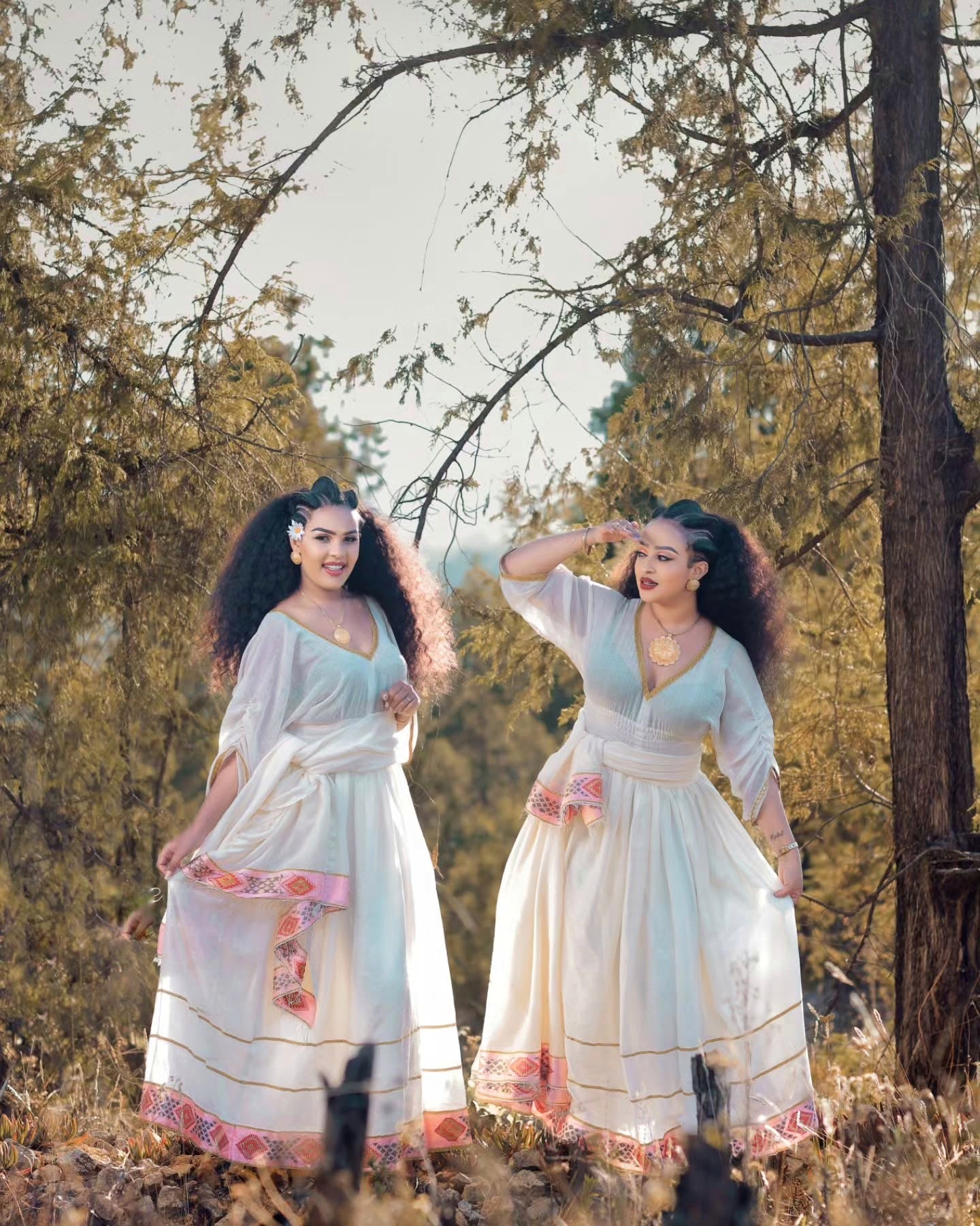 FITSUMNESH CLASSIC WHITE HABESHA DRESS COLLECTION | HANDWOVEN HABESHA KEMIS | HABESHA KEMIS STYLE