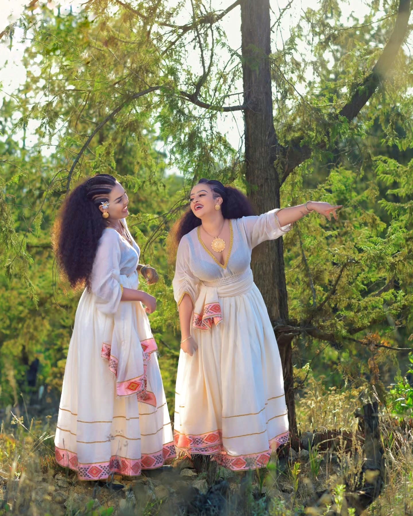 FITSUMNESH CLASSIC WHITE HABESHA DRESS COLLECTION | HANDWOVEN HABESHA KEMIS | HABESHA KEMIS STYLE