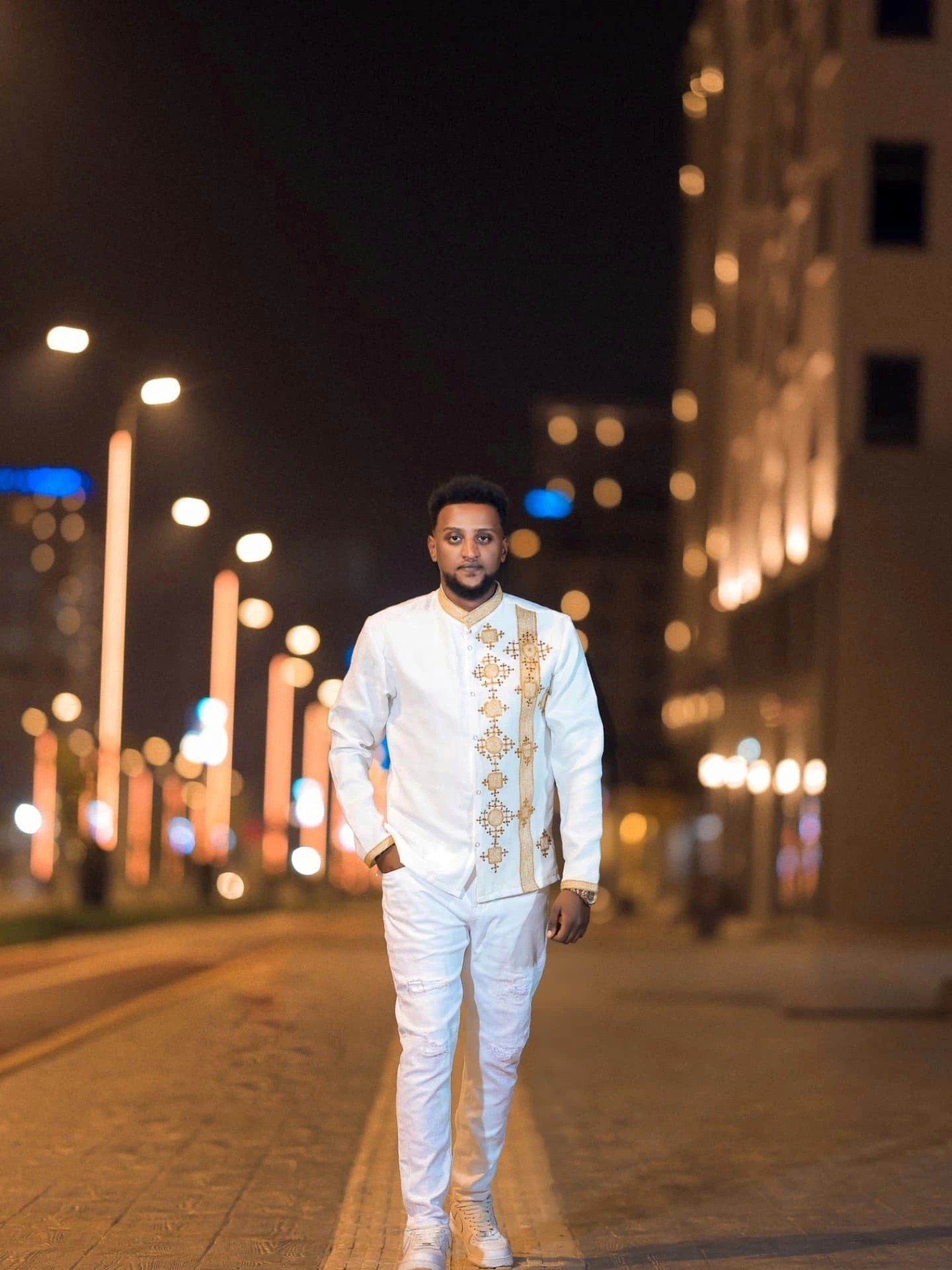 TRADITIONAL ETHIOPIAN MEN'S SHIRT OUTFIT