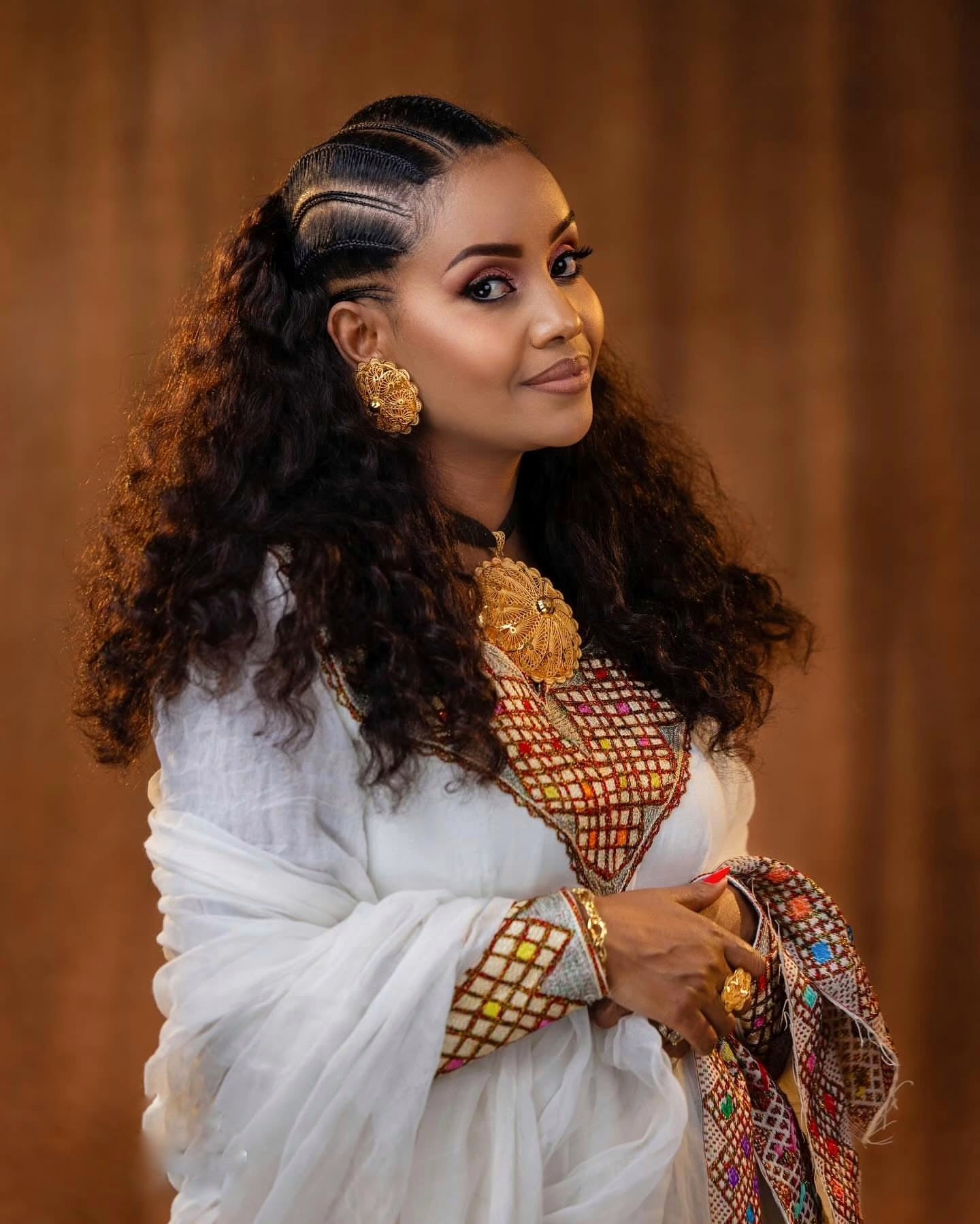 ALMAZ TRADITIONAL ETHIOPIAN DRESS | HERITAGE HABESHA DRESS | HANDMADE HABESHA KEMIS