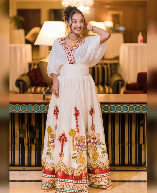ETHIOPIAN TRADITIONAL DRESS | HABESHA KEMIS & HABESHA DRESS