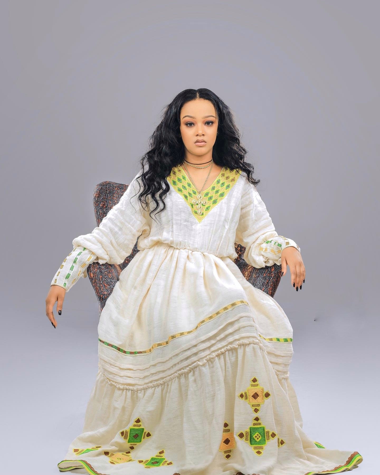 HABESHA DRESS INSPIRED BY ETHIOPIAN CLOTHING AND TRADITIONAL HERITAGE