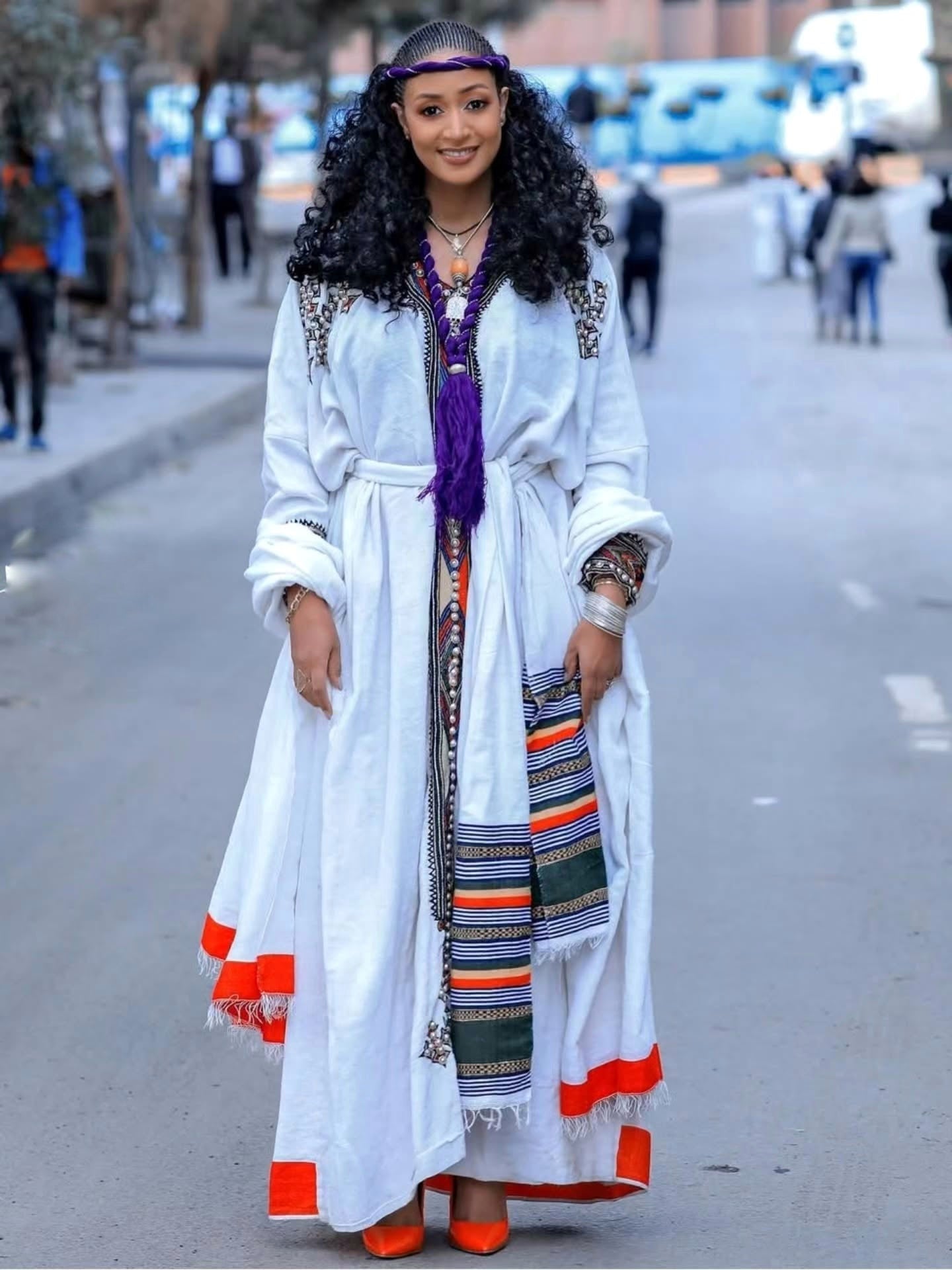 MULUBRHAN TRADITIONAL ETHIOPIAN DRESS | EXPRESSING HABESHA KEMIS STYLE | CULTURAL HABESHA DRESS
