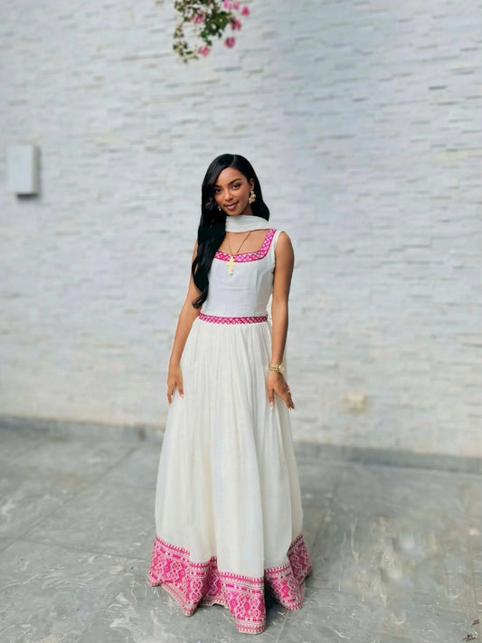STYLISH HABESHA DRESS | CHARMING HABESHA KEMIS | CULTURAL ETHIOPIAN CLOTHING