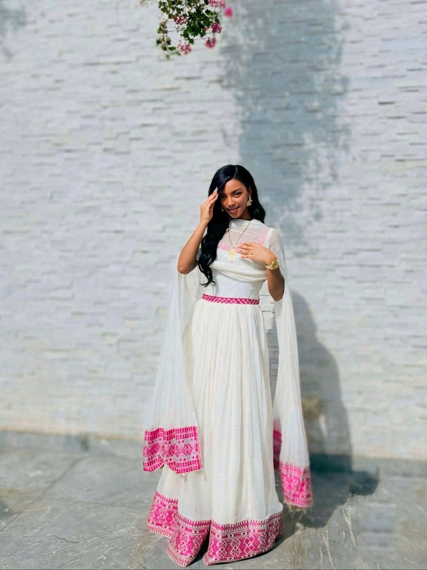 YENUYEE STYLISH HABESHA DRESS | CHARMING HABESHA KEMIS | CULTURAL ETHIOPIAN CLOTHING