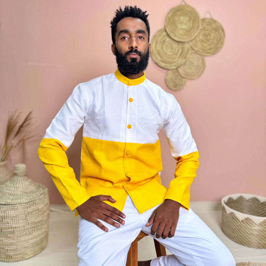 Bold, Modern & Unapologetically Ethiopian | Habesha Men’s Shirt