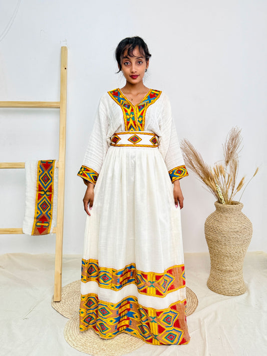 Habesha cloth
Ethiopian Wedding Dress
Ethiopian Traditional Dress
Ethiopian Dress

