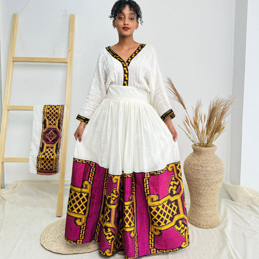 Habesha Dress Design
Habesha Dress
Habesha cloth
festive dress
Ethiopian Wedding Dress
Ethiopian Traditional Dress