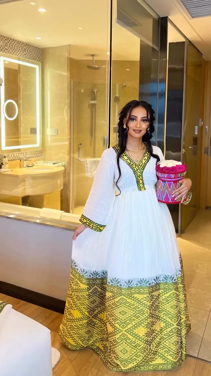 RADIANT CULTURAL HANDWOVEN DRESS FOR SPECIAL CELEBRATIONS