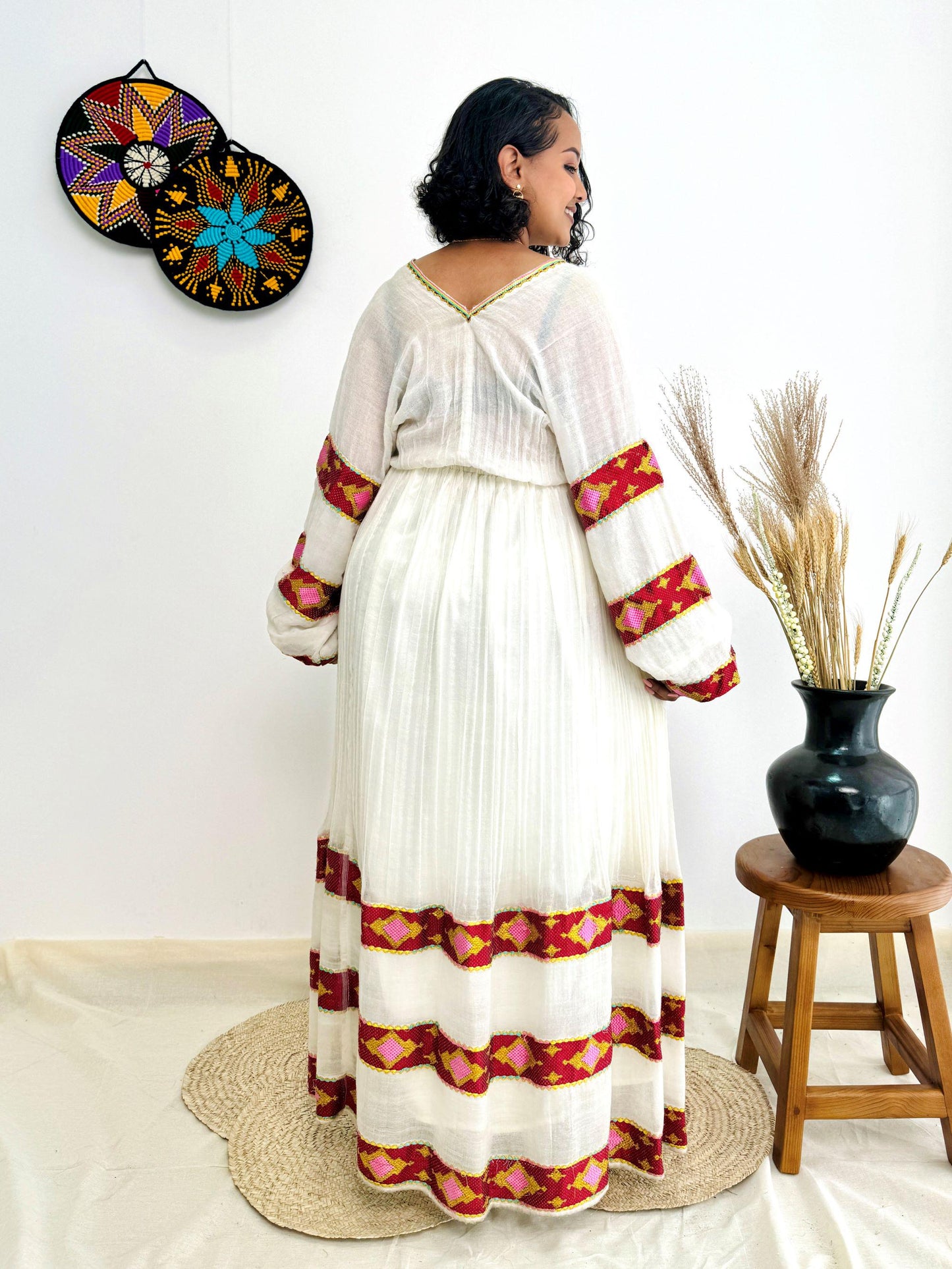 Ethiopian Elegance | Handwoven Habesha Kemis | Traditional wear | Handwoven cultural dress Hab172