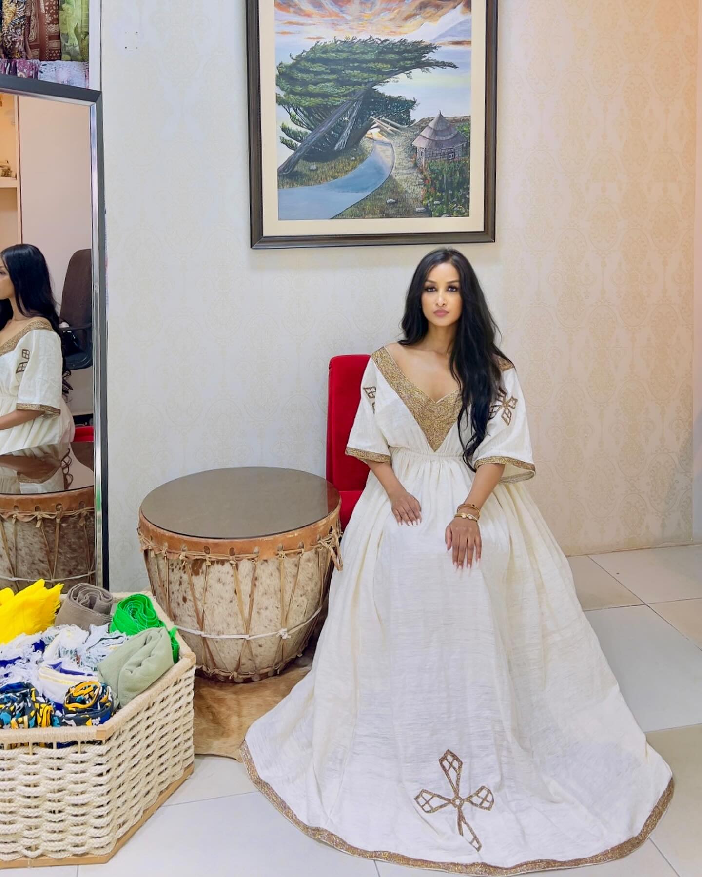 stunning habesha dress for event
