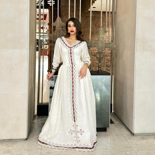 HABESHA TRADITIONAL DRESS – ETHIOPIAN HABESHA KEMIS 
