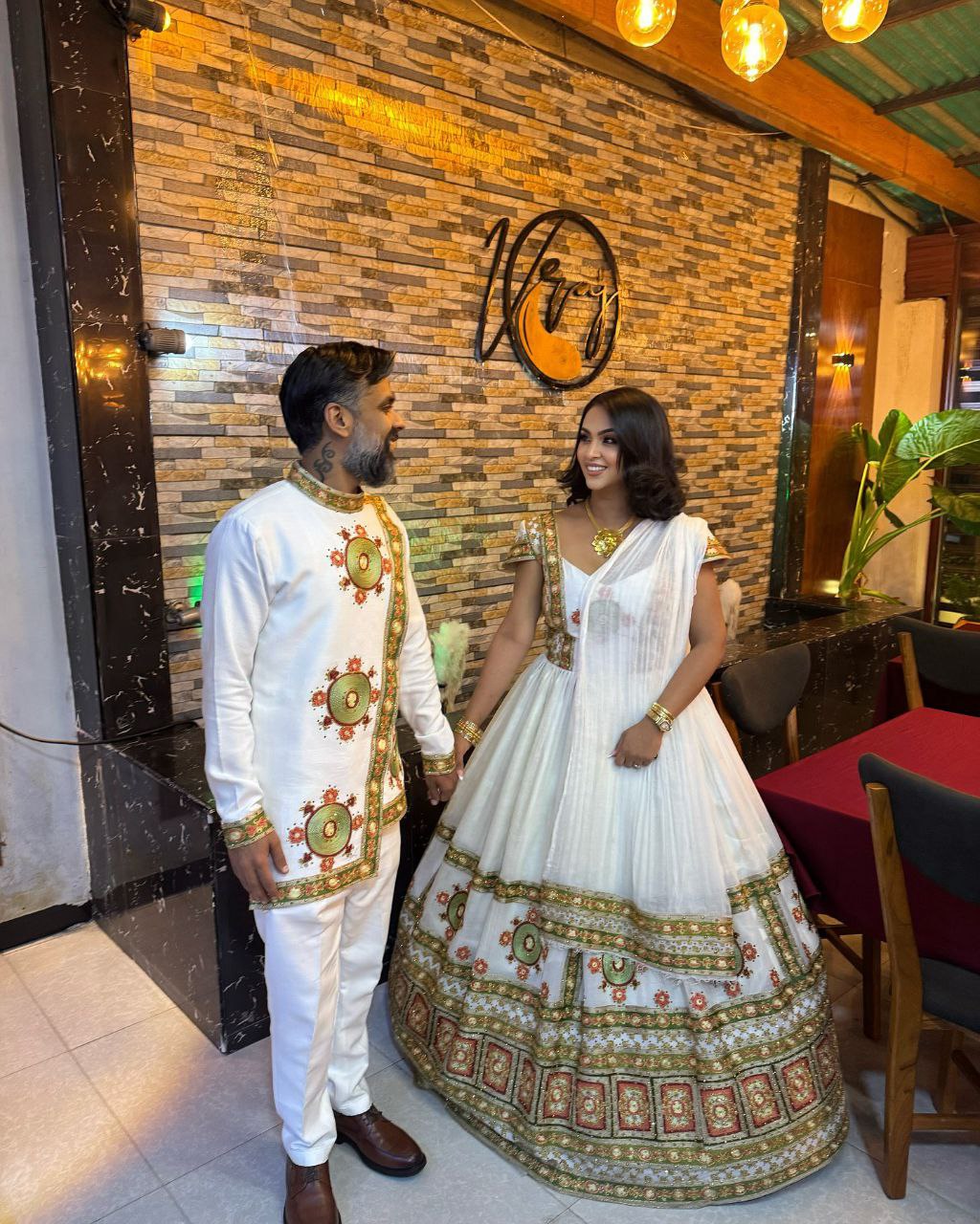 Ethiopian Cultural Matching Outfit