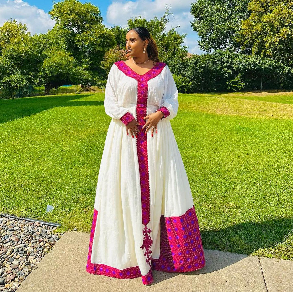 Elegant Habesha Kemis For Festives
