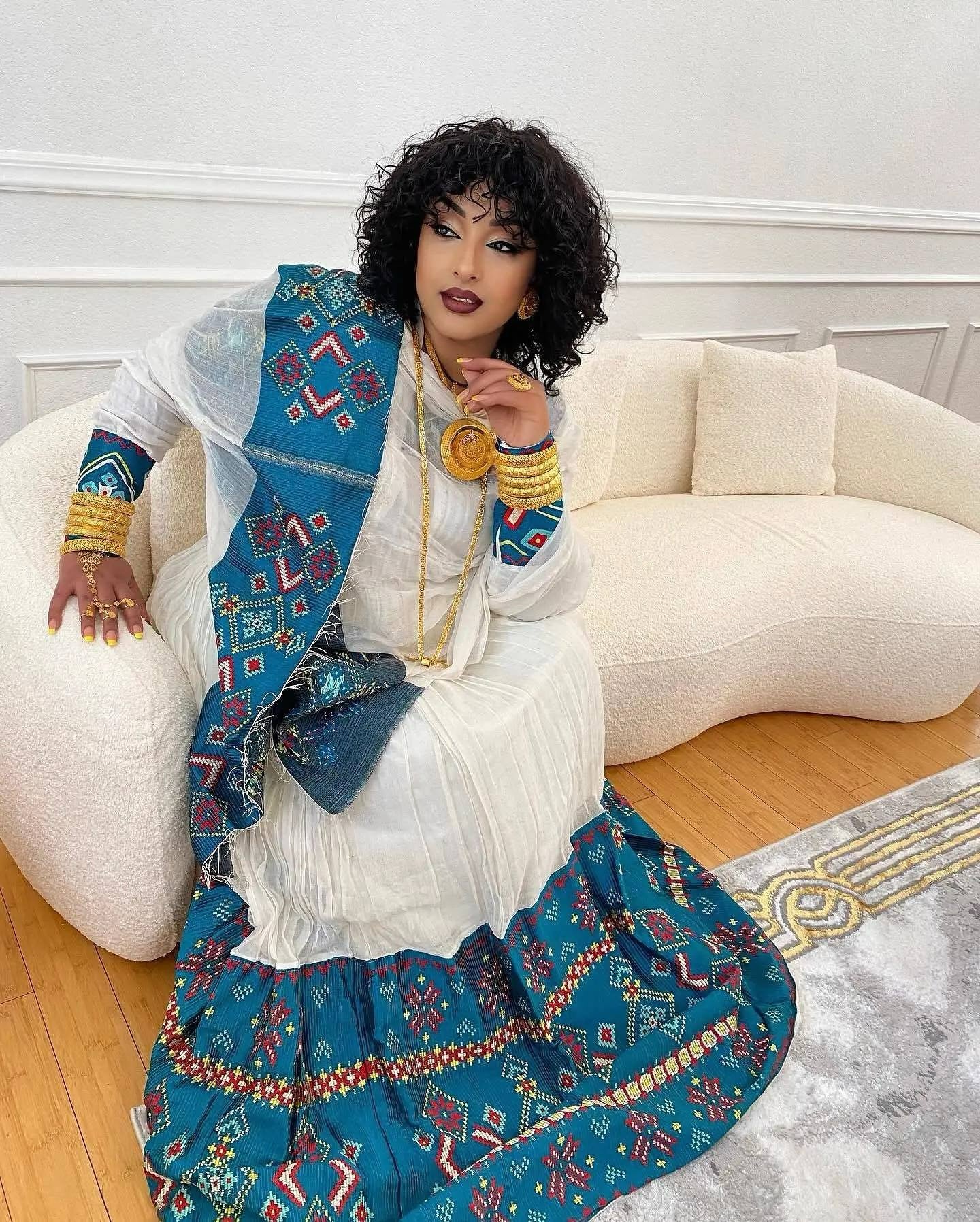 KIDAN STUNNING HABESHA DRESS | TRADITIONAL HABESHA CLOTH FOR WOMEN | TIMELESS HABESHA KEMIS FOR FESTIVES