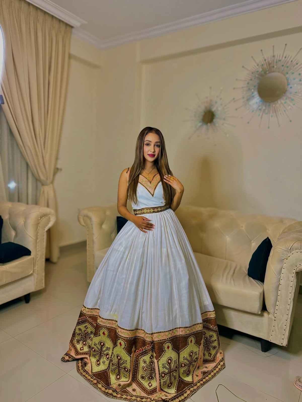 TRADITIONAL ETHIOPIAN WEDDING DRESS | HABESHA DRESS FOR BRIDES