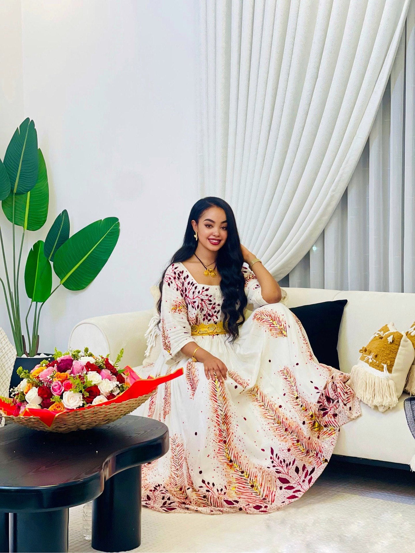 ETHIOPIAN WEDDING DRESS - TRADITIONAL HABESHA BRIDAL ATTIRE