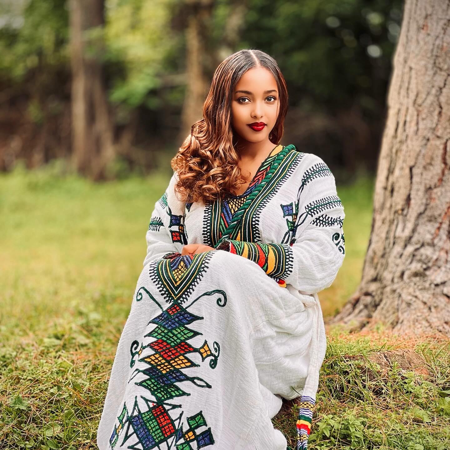 GONDAR TRADITIONAL DRESS – COLORFUL ETHIOPIAN DRESS IN HABESHA STYLE