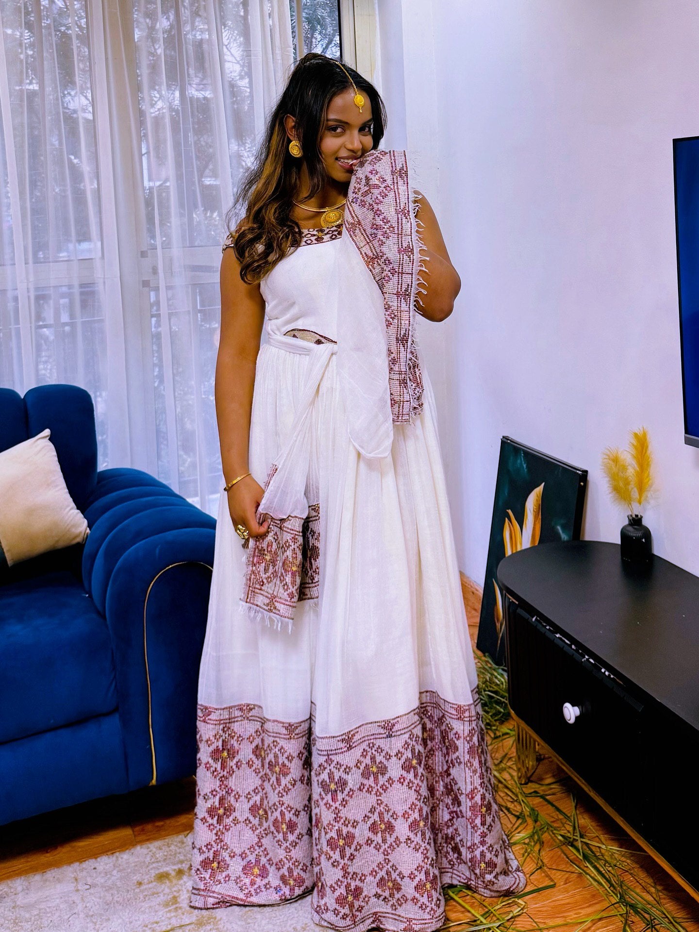 ENATFANTA UNIQUE HABESHA DRESS STYLE | TRADITIONAL ETHIOPIAN DRESS DESIGN | FESTIVE HABESHA KEMIS