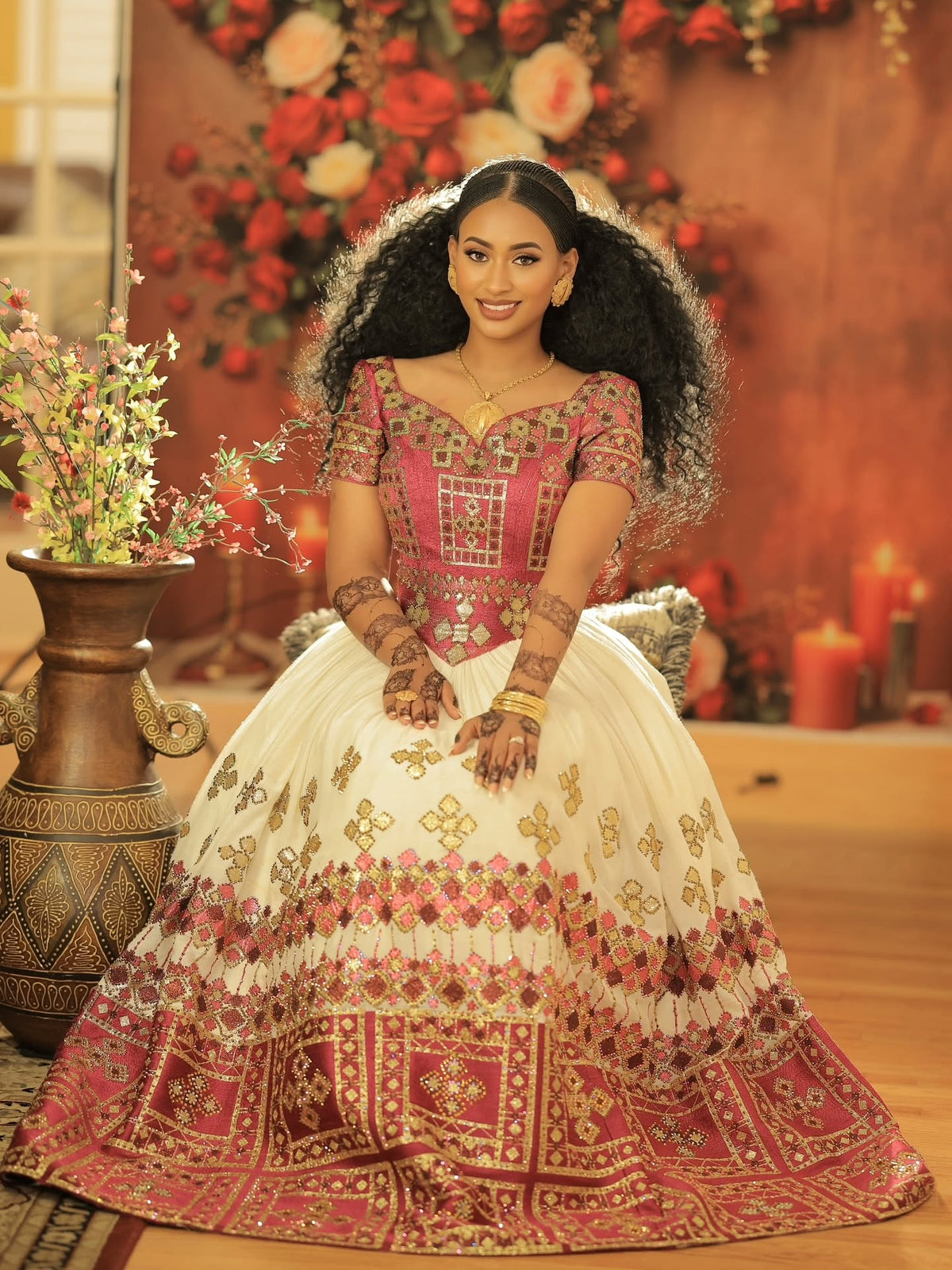 TRADITIONAL ETHIOPIAN WEDDING DRESS – ELEGANT HABESHA BRIDAL STYLE