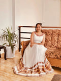 SLEEVELESS HABESHA DRESS – TRADITIONAL ETHIOPIAN CLOTHING IN CLASSIC WHITE LAYERED DESIGN