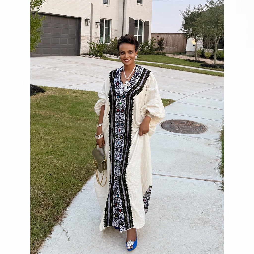 BEFIKIR ERITREAN AND ETHIOPIAN TRADITIONAL DRESS | AUTHENTIC HABESHA KEMIS | FESTIVE HABESHA DRESS